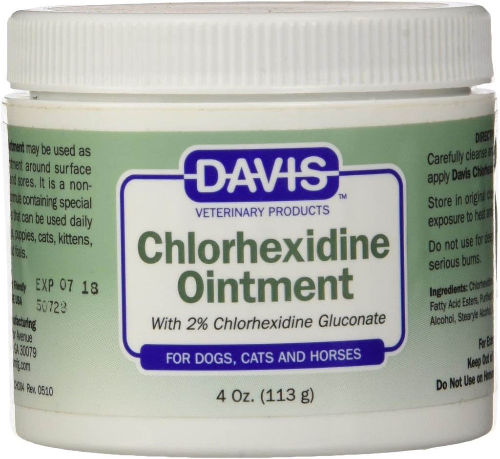דייוויס 2% Chlorhexidine Ointment, 4 oz