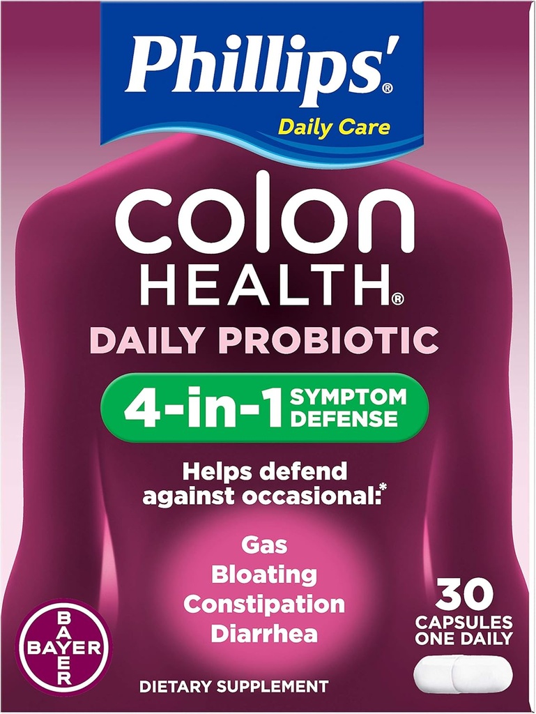 בסביבה הקרובה של Phillips Health Probiotic כמוסות, 30 Count