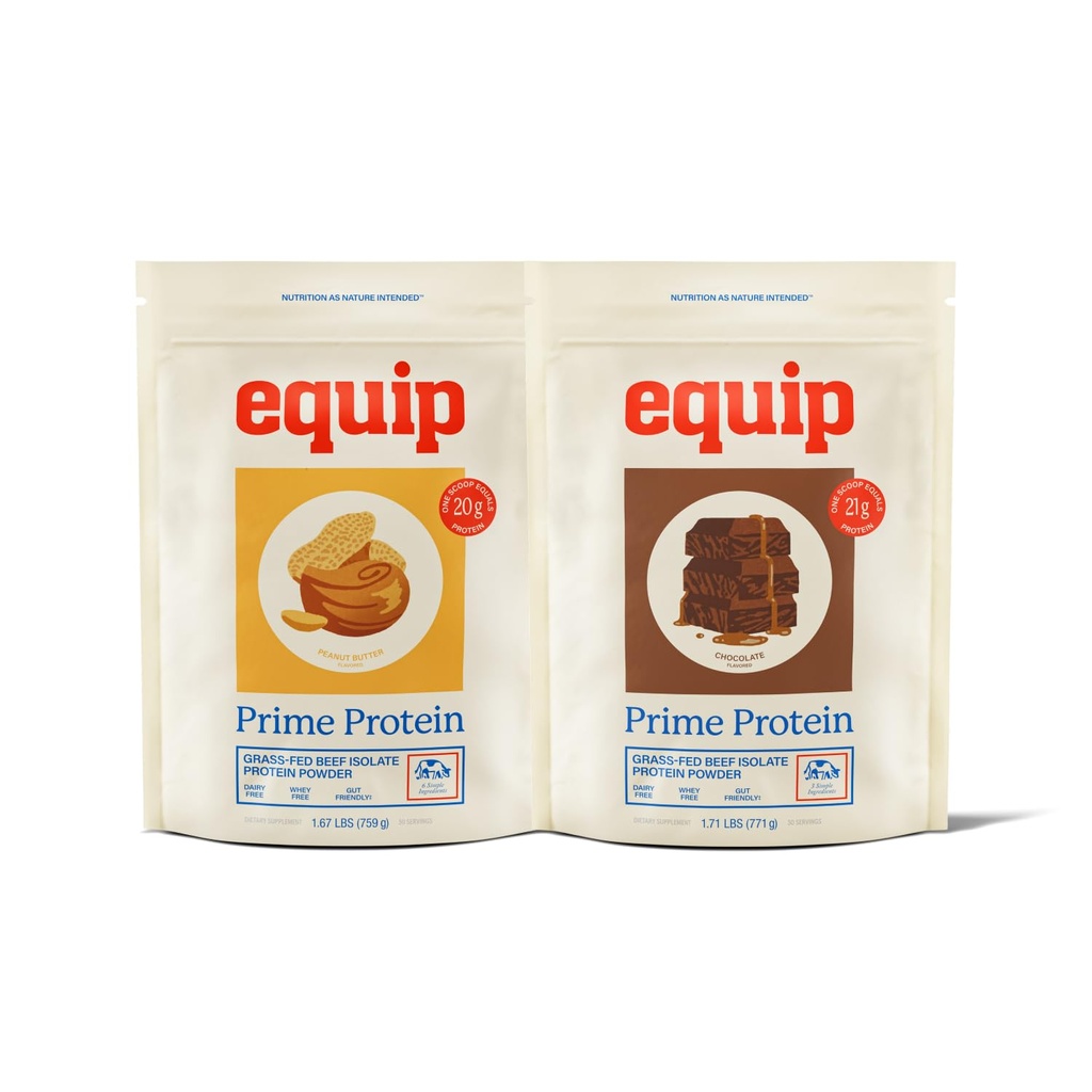 Equip Foods Prime חלבונים אבקת בוטנים אגוזים & פרי אבקת חלבון