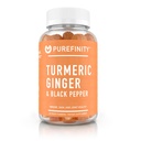 חניכיים טומרניות וג'ינג'ר עם Black Pepper, תמיכה משותפת Curcumin Chewables with Delicious Flavor - Gluten Free, non-GMO, טבעוני, 60 הרוזן