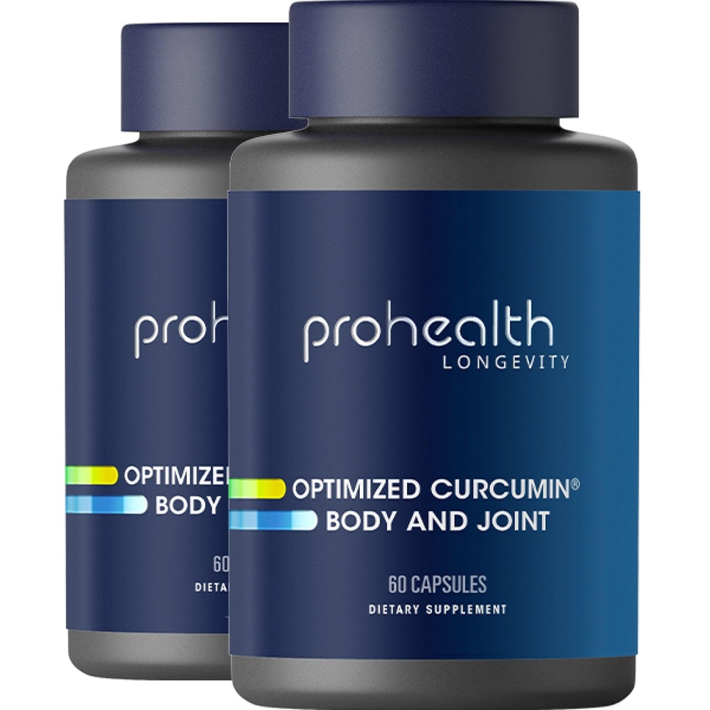 ProHealth Body & Joint - Optimized Curcumin Longvida (60 קפסולות Veggie) (2-Pack)
