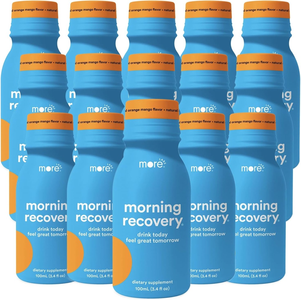 More Labs Morning Recovery מנגו פלאדור אלקטרוליטה וחלב שותים 15 Pack