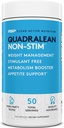 RSP Nutrition QuadraLean - Stimulant Free Weight Management, Metabolism Booster, Energy & Appetite Support - CLA, L-Carnitine, Green Tea Extract, Non-Stim Formula, 50  המשרת (Packaging May Vary)