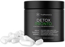 Pronto Liver Detox תוסף - Milk Thistle Extract 200 מ"ג, Liver ניקויse & Support Pills, Detox Formula for Liver Health, 50 קפסולות