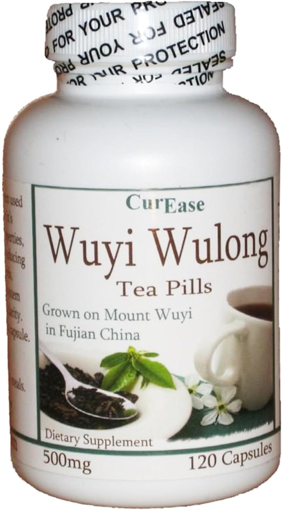 Wuyi Wulong Tea כמוסות 500 מ"ג 120 קפסולות 60 משרתות