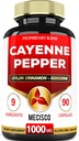 קייאן פפר תוספי מזון עם Turmeric Curcumin Root, Berberine HCl, Ceylon Cinnamon Bark & More - 90 קפסולות - תמיכה בבריאות העיכול, מערכת החיסון וגוף איזון