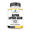 תוספי תקן אמריקאי אלפא Lipoic Acid 1300 מ"ג פרי - טבעוני, Gluten חינם, non-GMO, 60 קפסולות, 30 משרתים