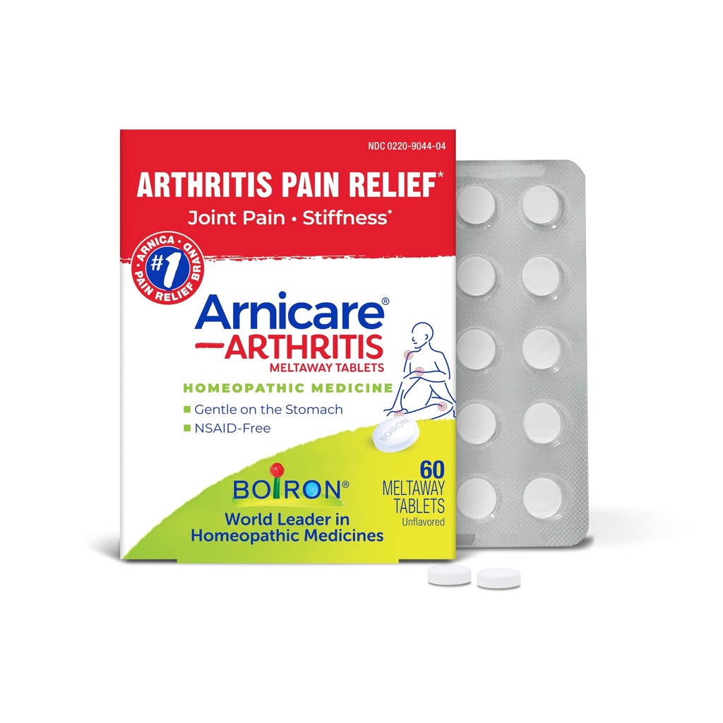 Boiron Arnicare Arthritis טבליות להקלת כאבי דלקת פרקים, כאב מפרקים וכאב Rheumatic - 60 Count