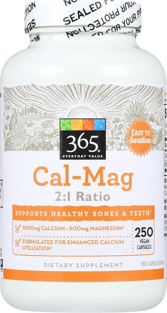 365 על ידי Whole Foods Market, Cal-Mag 2:1 Ratio, 250 הרוזן