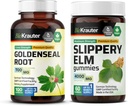 BIO KRAUTER Goldenseal 100 כמוסות & Slippery Elm 60mies