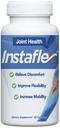 Instaflex Joint Support Supplement - Clinically Stud Joint Relief Band of Glucosamine, MSM, White Willow, Turmeric, ג'ינג'ר, קייאן, Hyaluronic Acid - 90 קפסולות