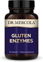 Dr. Mercola Gluten Enzymes, 30 קפסולות, non-GMO, Gluten Free, Soy Free