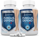 מעבדות מוצדקות (2 Pack) Fungus Defend Max Pills 40 מיליארד CFU Probiotic 120 קפסולות