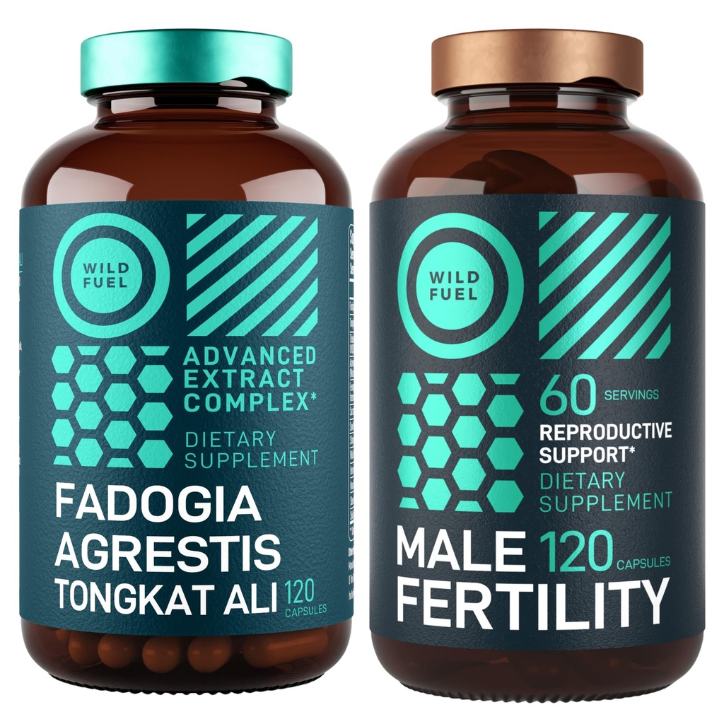 WILD FUEL זכר פוריות ו Fadogia Agrestis תוספי בריאות גברים האולטימטיביים