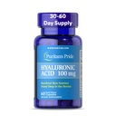 Puritans גאווה Hyaluronic Acid 100 מ"ג, תוספת תזונתית להשקת העור, 60 קפסולות שחרור מהיר