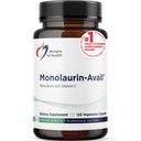 Designs for Health Monolaurin-Avail - 1000mg Glycerol Monolaurate + Vitamin C with Sunflower Lecithin to Enhance Monolaurin Absorption - Non-GMO + Gluten Free Immune Support Supplement (120 Capsules)