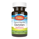 קרלסון - Natural Digestive Enzymes, Digestive Aid #34 עם Protease, Amylase & Lipase, תמיכה מזיקה, בריאות תזונתית ואופטימלית, 50 טבליות