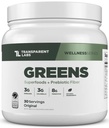 Transud Labs Prebiotic Greens - Superfood אבק & Antioxidants תוספת עם אורגני Spirulina, Chloerra, Acacia, & Green בננה אבקת - 30 משרתים, Unflavoreded, Chloerra, Chloerra, Acacia, & Green בננה אבקה - 30 משרתות, Unflavored