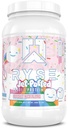 אבקת חלבון עמוסה - Jet-Puffed Birthday Cake - 25g Whey Protein Isolate & Concentrate with Prebiotic סיבים & MCTs - Low Carb, Low Sugar, Low Sugar, Digestive-Friendly - 27 משרתים / 2 lb Tub Tub