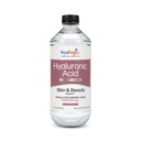 Hyalogic נוזל Hyaluronic Acid תוספת - תמיכה בעור בלתי נסבל עם 100 מ"ג HA ו -100 מ"ג MSM - הידרציה טבעית של הפנים, העיניים ו Lips - High Molecular Weight Formula - 12 oz