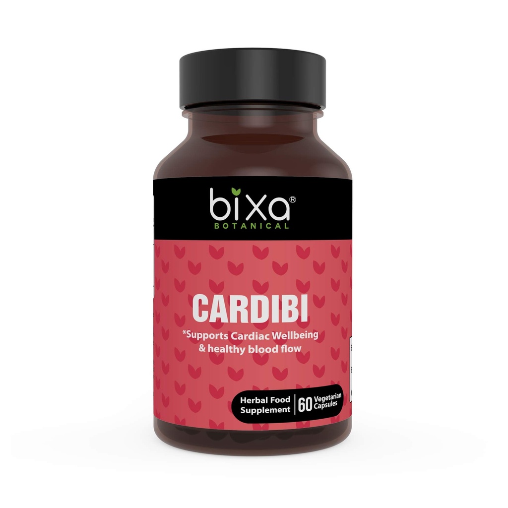 Ayurvedic Natural Herbal תוספת CARDIBI קפסולות Pure Authentic Premium Quality 60 Veg כמוסות (450 מ"ג) (עם Arjuna,Guggul, Punarnava, אבקת Trikatu ו- Garlic Extract)