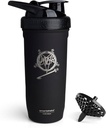 Smartshake Rockband Reforce Stainless Steel חלבון שיקר 900 מ"ל | 30 oz - Leakהוכחה Screw-on Lid - BPA Free - Non Insulated - Unisex (Slayer, South of Heaven Logo)