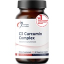 עיצובים לבריאות C3 Curcumin Complex - Highly Bioavailable Curcuminoid Turmeric תוסף, 400 מ"ג עם 3 bioactive Curcuminoids - non-GMO, Gluten-Free Vegetarian (60 קפסולות)