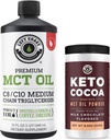 ביצועי חוף שמאל 100% קוקוס שמן נוזלי, 32oz + Keto Coco Drink Mix Mix, 8.5oz