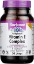 BlueBonnet Full Spectrum Natural ויטמין E מורכב קפסולות, 30 Count (743715006003)