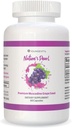 Youngevity Premium Muscadine Grape Seed - 650 מ"ג - The Nature's Pearl Antioxidant Superfood - Rich in Resveratrol, Elgic-Acid, Quercetin, Anthocyandins ועוד - 60 משרתים