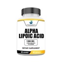 תוספי תקן אמריקאי אלפא Lipoic Acid 1300 מ"ג עבור שירות - טבעוני, Gluten חינם, non-GMO, 90 קפסולות, 45 משרתים