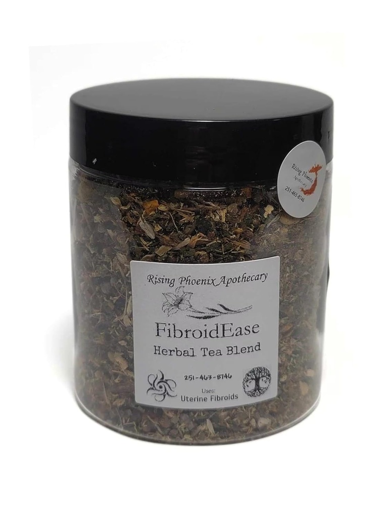 Rising Phoenix Apothecary Fibroid Ease Herbal Tea - תה חופשי (8oz)