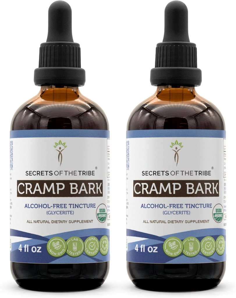 סודות השבט Cramp Bark USDA אורגני