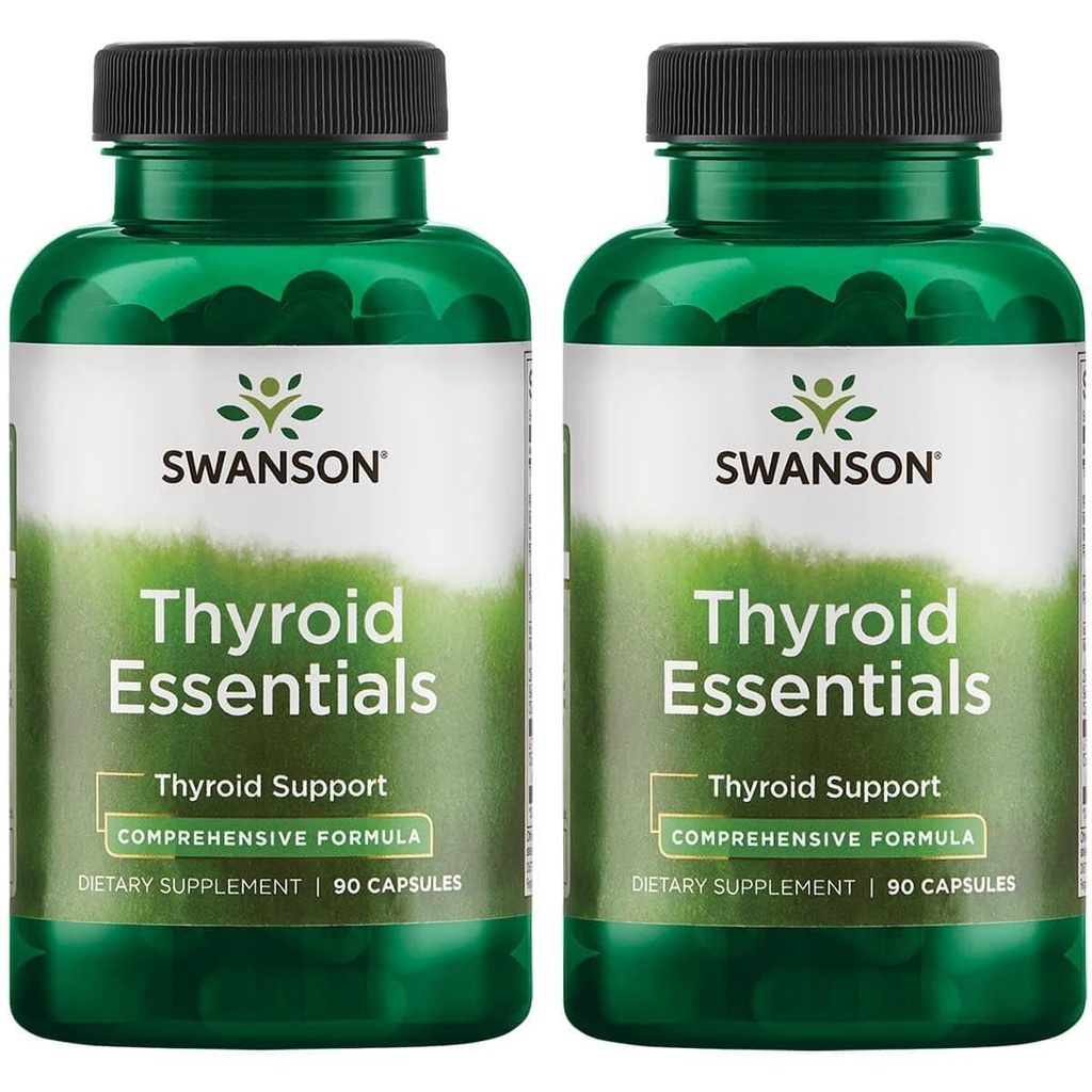סוונסון Thyroid Essentials 90 קפסולות (2 Pack)