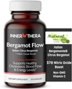 Bergamot Flow Italian Citrus Bergamot + S7 Nitric Oxide, Bergamot תוסף עבור כולסטרול גבוה - הגדלת זרימת הדם, Circulation & Energy Levels - Made with Patented Italian Bergamonte Extracte