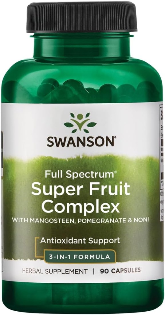 Swanson מנגוsteen/Pomegranate / Noni Complex Antioxidant Support Gastor מעיים 240 מיליגרם 90 קפסולות