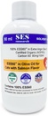 SES מחקר C60 עבור חיות מחמד שמן זית אקסטרה הבתולה עם Salmon Flavor - תוספי מזון חיות מחמד - תוספת אנטי-חמצן - Solvent Free - Immunity Booster - Boosts Energy & Mood - Focus - 90ML