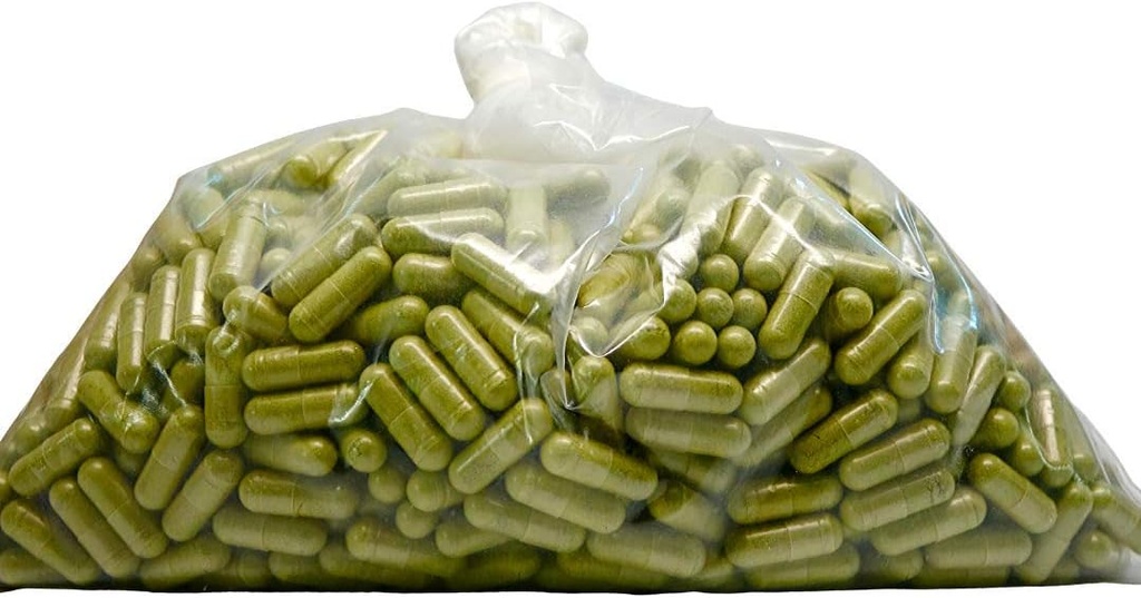 High Potency Organic Neem Leaf קפסולות 1500 מ"ג - Bulk 1000 קפסולות - עם Neem Leaf Extract - תמיכה טבעית Immune, Detox & Skin Health - Non-GMO, טבעוני, Gluten-Free Herbal תוסף
