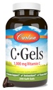 קרלסון - C-Gels, 1000mg, ויטמין C Softgels, Immune Support & Heart Health, ויטמין C Softgels, Antioxidant, ויטמין C, 250 Softgels
