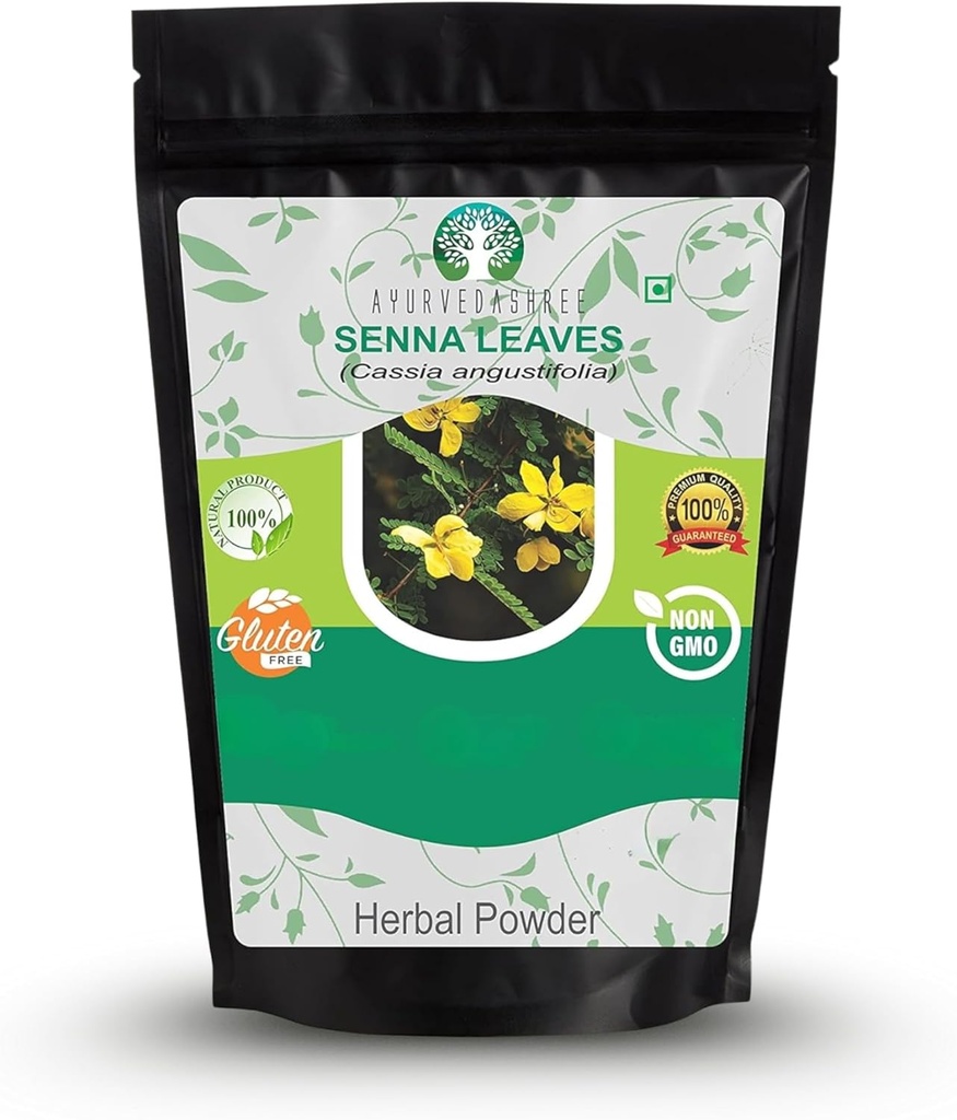 אבקת Senna Leaf 200 Gm I Cassia angustifolia אבקת I Ayurvedic Herbal תוספת לתמיכה בתפקוד אקסיבי אני 100% טהור וטבעי