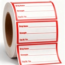 500Pcs Drug Name Labels תרופות מחזקות 1x2 Inch-Veterinary הדרכה תוויות מזכירות