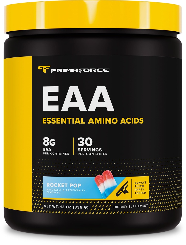 אבקת פרימנטל EAA (30 משרתים, Rocket Pop Flavor) - Essential Amino Acids for Pre / Intra Workout and Recovery - Non-GMO ו- Gluten Free