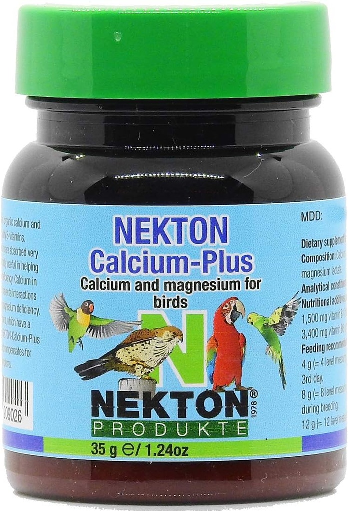 Nekton Calcium Plus - Calcium with Magnesium & ויטמינים 35g/1.23 oz