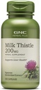 GNC Herbal Plus חלב תוספת של 200 מ"ג, Vegetarian, תומך בתפקוד Liver בריא, 100 משרתים