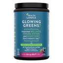 לוגיקה בריאות Glowing Greens Superfood אבקת עם Collagen Peptides, Digestive Enzymes, Prebiotics ו Probiotics - Antioxidant, לשפר את הבריאות, החיסון, העיכול ו- Gut בריאות תמיכה
