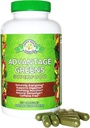 יתרון ירוק Superfood - אנרגיה מקדם - חיטה Grass, Barley Grass, Spirulina, Spinach, Chlorella, Beets, Kale Supplement (150 Cap)