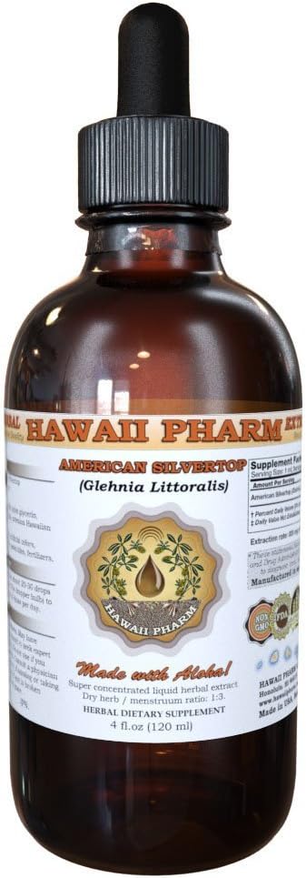 American Silvertop נוזל לחלץ, American Silvertop (Glehnia Littoralis) Root Tincture תוסף 2 oz