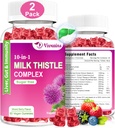 חלב זה מסטיקנים, 10 מתוך 1 Herbal פורמולה עבור Liver ניקוי Detox תיקון עם שורש Dandelion, Turmeric, Artichoke Optimal Liver Function and Digestive Health המעורב ברי פלאפור