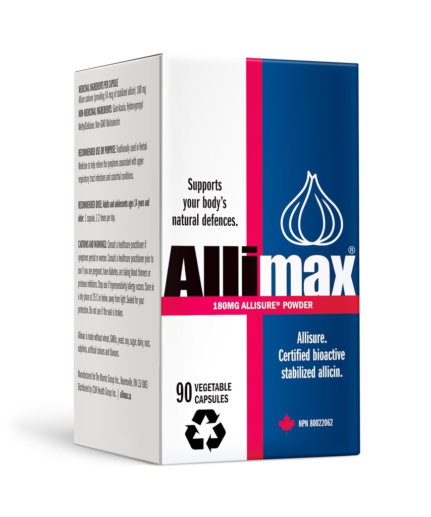 כל IMAX 180 מ"ג 90 קפסולות. Allicin Garlic תוספת לתמיכה בתפקוד החיסון של הגוף שלך. מכיל סטטיביל ופוטנטי ביואקטיבי אליצין, מופק מנקי ובר קיימא ספרדי Grown Garlic.