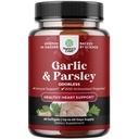 Excentrated Odorless Garlic Softgels - Parsley Extract & Age Garlic תוספי בריאות Circulatory, Digest, Immune Support & Liver Detox - Parsley Softgels for Gut Support - 60 Ct
